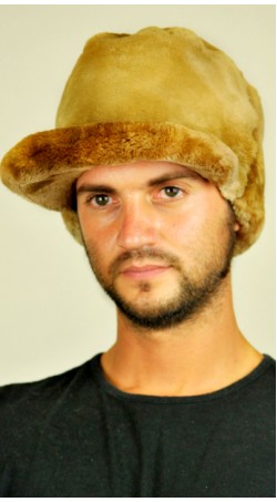 Cappello in castoro Canadese con visiera - uomo